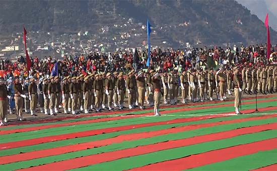 71st Republic Day celebrated in far flung and mountainous district of Jammu and Kashmir