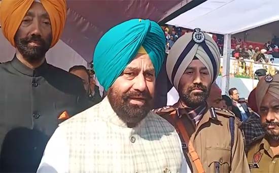 71st Republic Day was held at the Guru Nanak Stadium in Amritsar