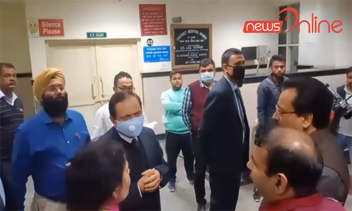 Rajeev Rai Bhatnagar visited Samba Hospital