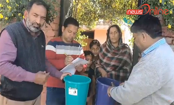 poonch municipality distributed dustbins