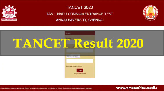 tancet result 2020