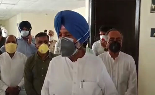 Health Minister of Punjab visited Gurdaspur