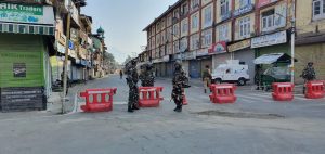 Curfew in Kashmir 