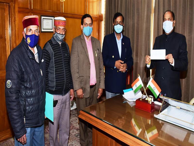 Delegation of Shimla Rural Assembly Constituency call on CM