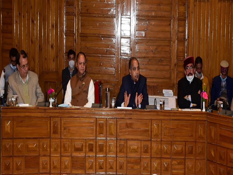 CM presides over High Power Committee review meeting of Swarnim Himachal Celebrations and Swarnim Hi