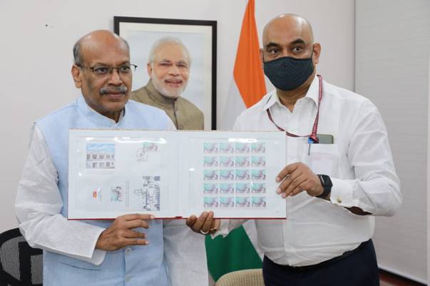MoS Shri Sanjay Dhotre releases Commemorative Postage Stamp on 100 Years of First Visit of Mahatma Gandhi to Odisha
