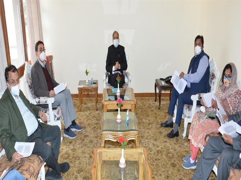 CM holds all-party meeting to discuss Covid-19 situation in Himachal Pradesh