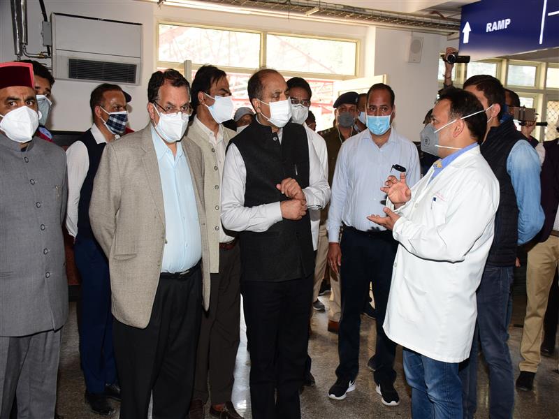 CM inspects progress of OPD in IGMC Shimla