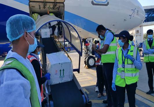Indore Airport transports Remdesivir injections to Gwalior, Dhana and Bhopal