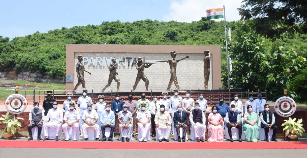 STANDING COMMITTEE ON DEFENCE VISITS INS CHILKA ON 23 AUG 21