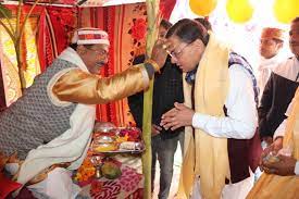 Chief Minister Shri Pushkar Singh Dhami ji visited Bharamal Baba Temple at Khatima on the second day today during his two-day visit.