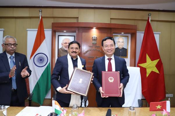 India- Vietnam signs “Letter of Intent” for enhanced cooperation in the Postal Sector