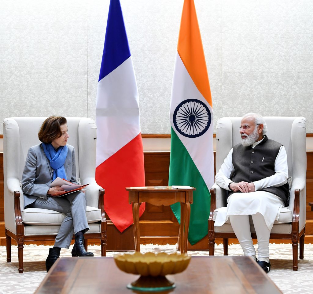 PM receives French Minister for Armed Forces