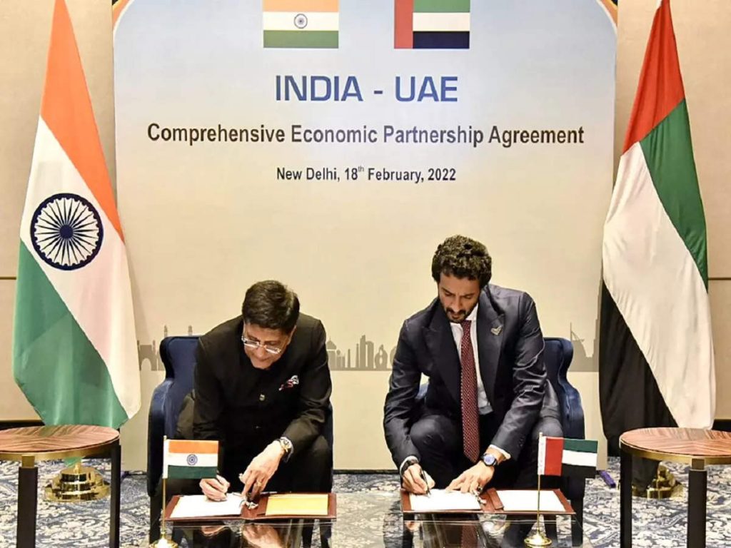 India and UAE sign the historic CEPA aimed at boosting goods trade to US$ 100 billion over next five years