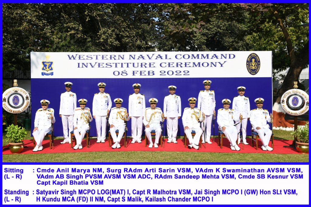 Naval Investiture Ceremony – 2022 For Western Naval Command Held At Mumbai