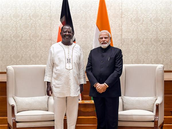 PM meets H.E. Raila Amolo Odinga, former Prime Minister of Kenya