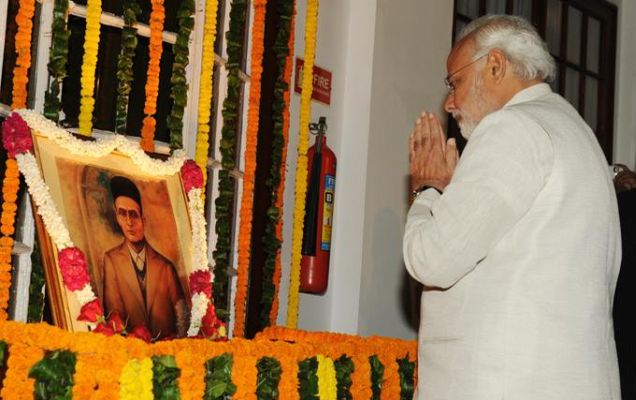 PM pays tributes to Veer Savarkar on his Punya tithi