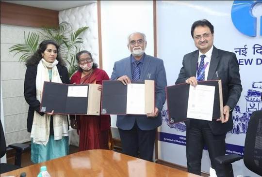 SBI-NCF-IGNCA sign MoU for Development of Atmanirbhar Bharat Centre for Design at Red Fort, Delhi