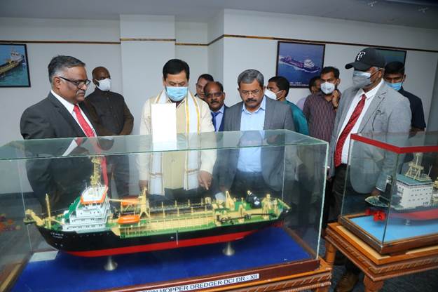 Shri Sarbananda Sonowal inaugurates Nikarshan Sadan” – Dredging Museum and skill development facility -Centre of Excellence in Maritime and Shipbuilding (CEMS) in Vishakhapatnam