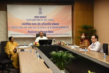 The Department of Empowerment of Persons with Disabilities organizes‘Samajik Adhikarita Shivir’ for distribution of Aids and Assistive Devices to Divyangjan