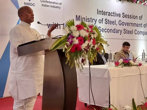 Union Steel Minister underlines that Steel Consumption will continue to Increase due to various Schemes and Gatishakti Master Plan; Mission to Develop Secondary Steel Sector is in the Making