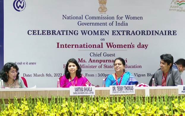 Delhi Commission for Women felicitates BRO officers for their inspirational roles on International Women’s Day