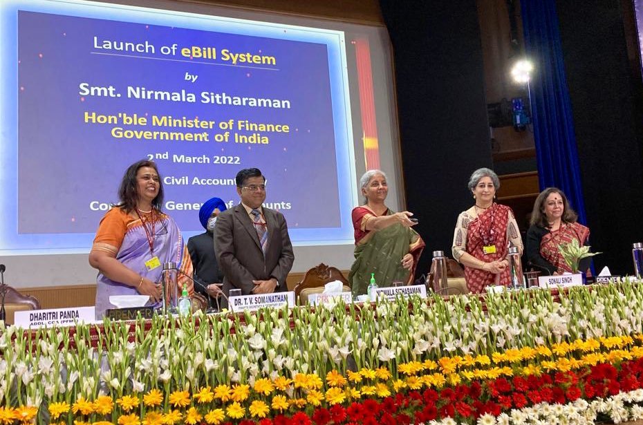 Finance Minister Smt. Nirmala Sitharaman launches e-Bill system on 46th Civil Accounts Day