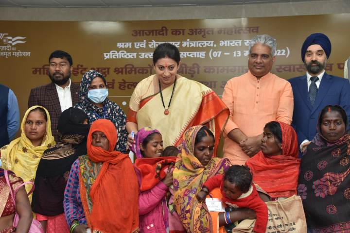Labour Minister hosts Health & Nutrition Check-Up Camp for Women Brick Kiln & Beedi workers on International Women's Day