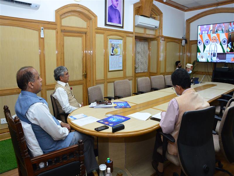 CM participates in virtual meeting with PM