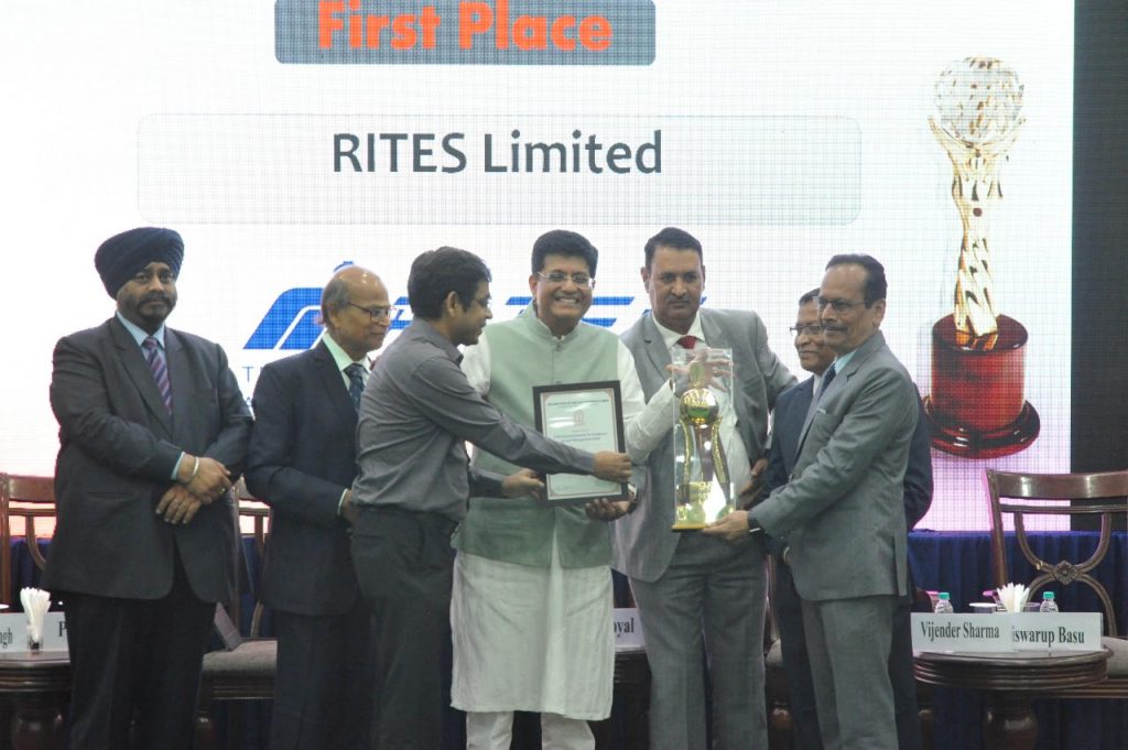 RITES wins National Award for Excellence in cost management