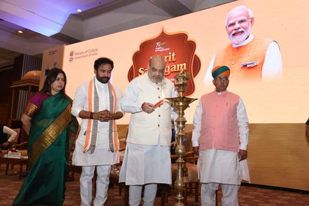Union Home and Cooperation Minister Shri Amit Shah inaugurates "Amrit Samagam", a conference of Tourism and Culture Ministers of the country, in New Delhi today